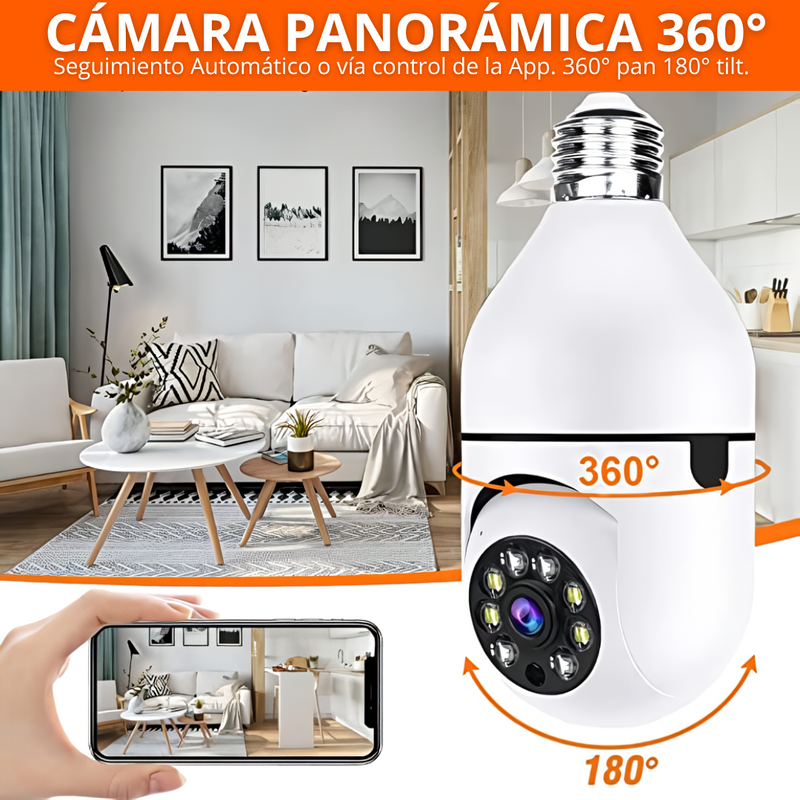 SmartCam™ - Cámara Seguridad 360 WiFi HD