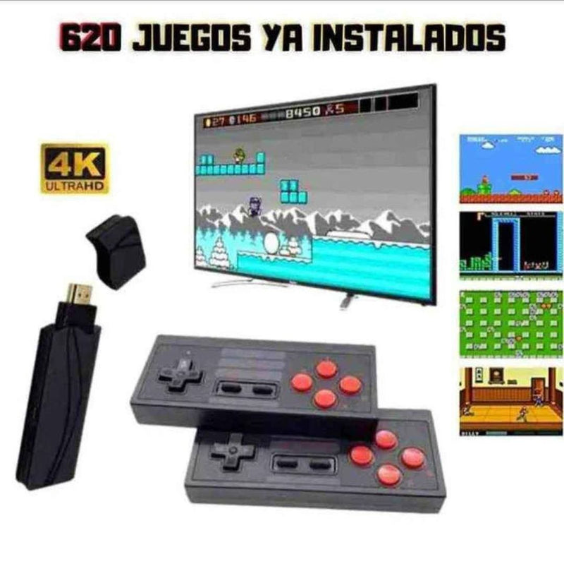 MINI CONSOLA CONTROLES INALÁMBRICOS